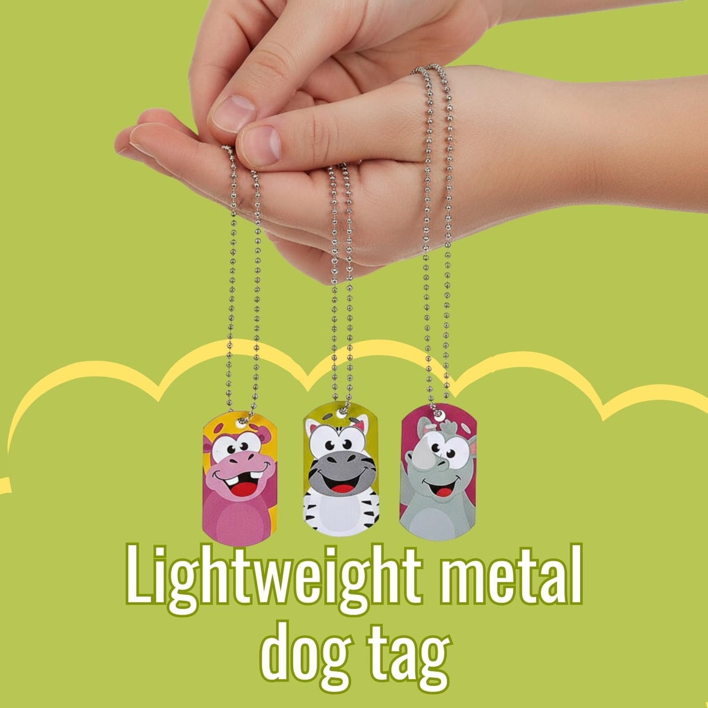 Wacky Zoo Animal Dog Tag Necklaces – Wear the Wild Side of Fun