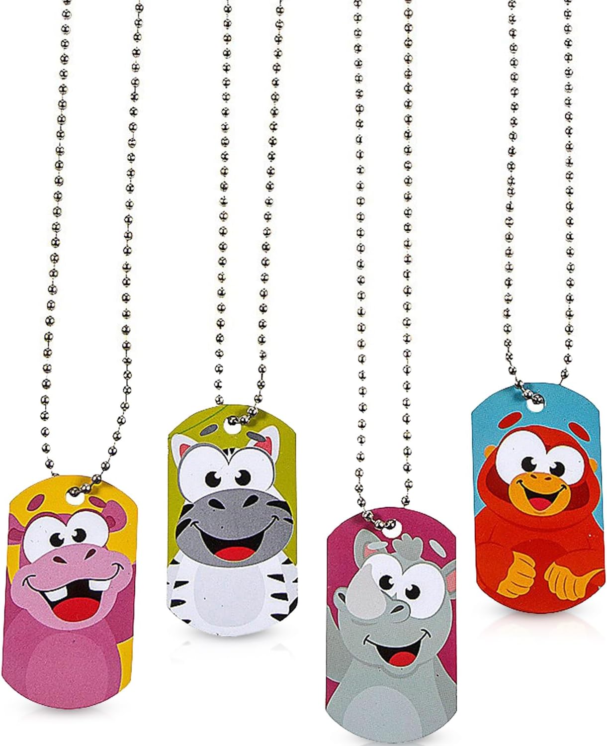 Wacky Zoo Animal Dog Tag Necklaces – Wear the Wild Side of Fun
